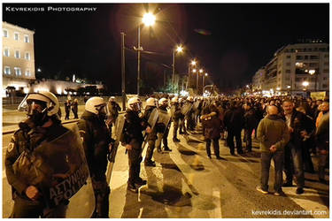 Athens Protest by Kevrekidis