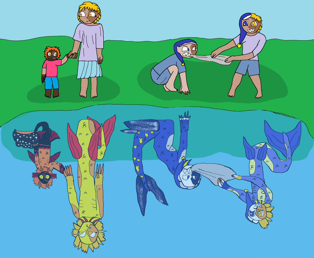 Human Sirens by 28CharactersLater on DeviantArt