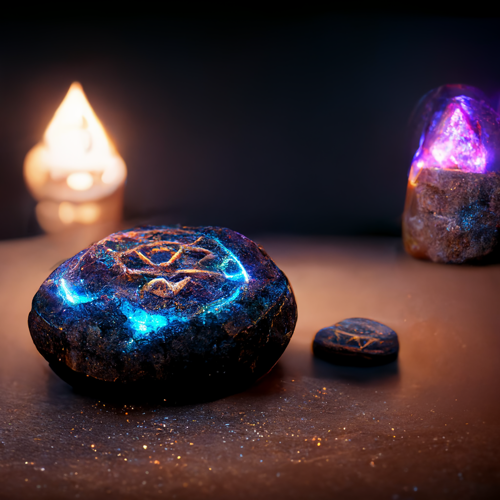 Magic Stone With Runes by bad-robot-x on DeviantArt