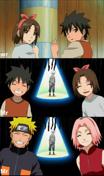 NaruSaku: trolling Kakashi