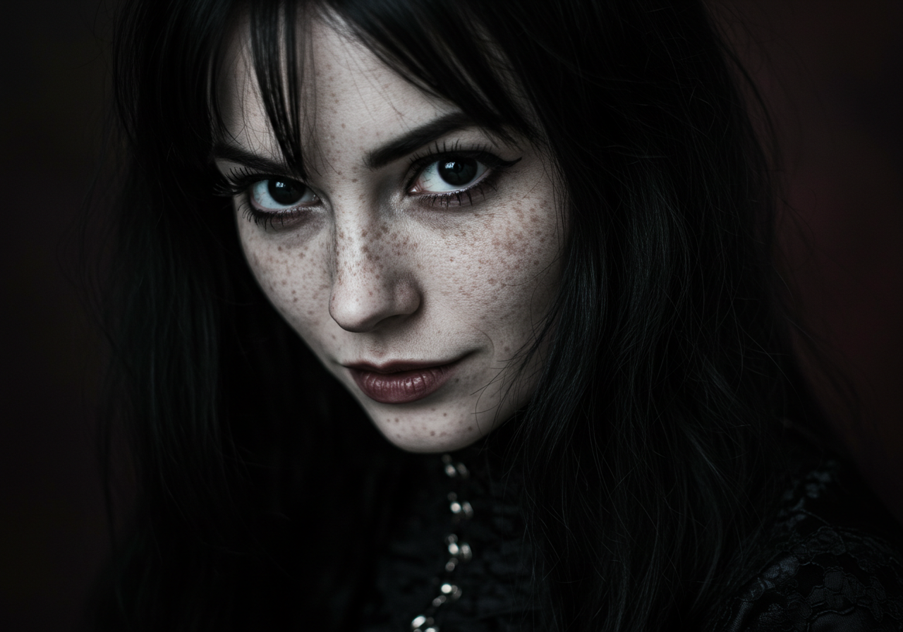Portrait of a Goth Woman