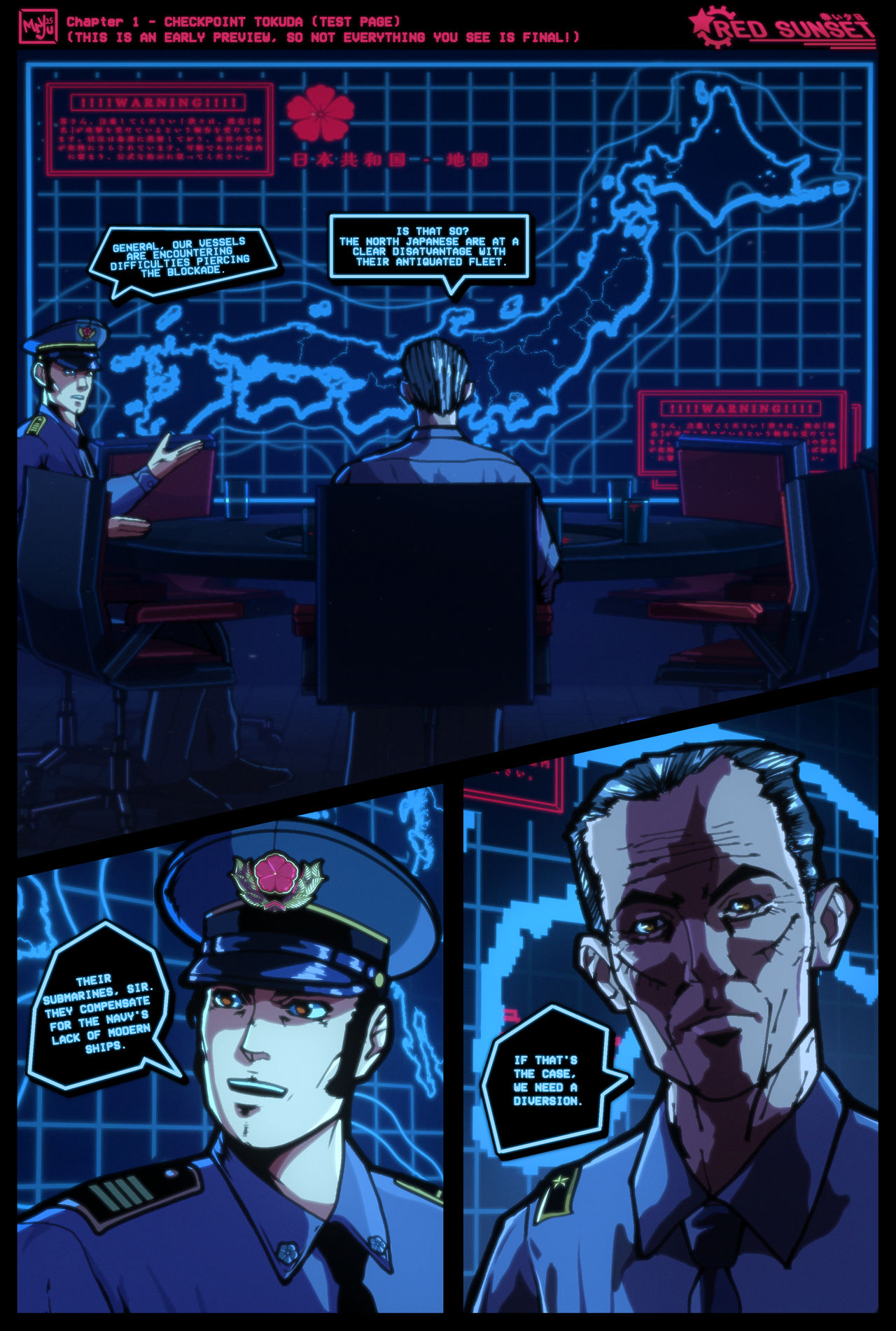 Red Sunset - First Comic Preview (Alt. Hist) by mryu2525 on DeviantArt