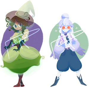 EARTH WITCH AND WINTER GHOST AD0PTS! (0PEN) by Pl-e-a-s-e