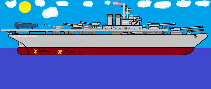 The U.s.s Kristonal Uzumaki An Iowa Battle-carrier