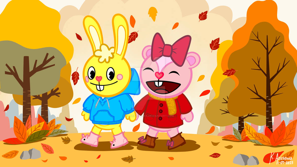 HTF Cuddles and Giggles - Fallin' For You by kayeAzusawa on DeviantArt