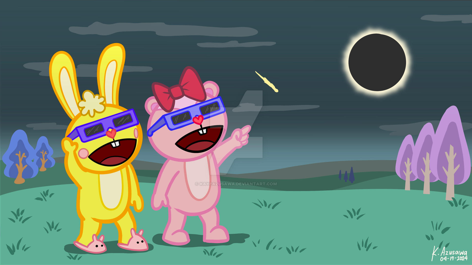 HTF Giggles and Cuddles-Total Eclipse of the Heart by kayeAzusawa on ...