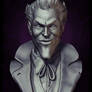 joKeR -Bust Sculpture- Clay render (2014 version)