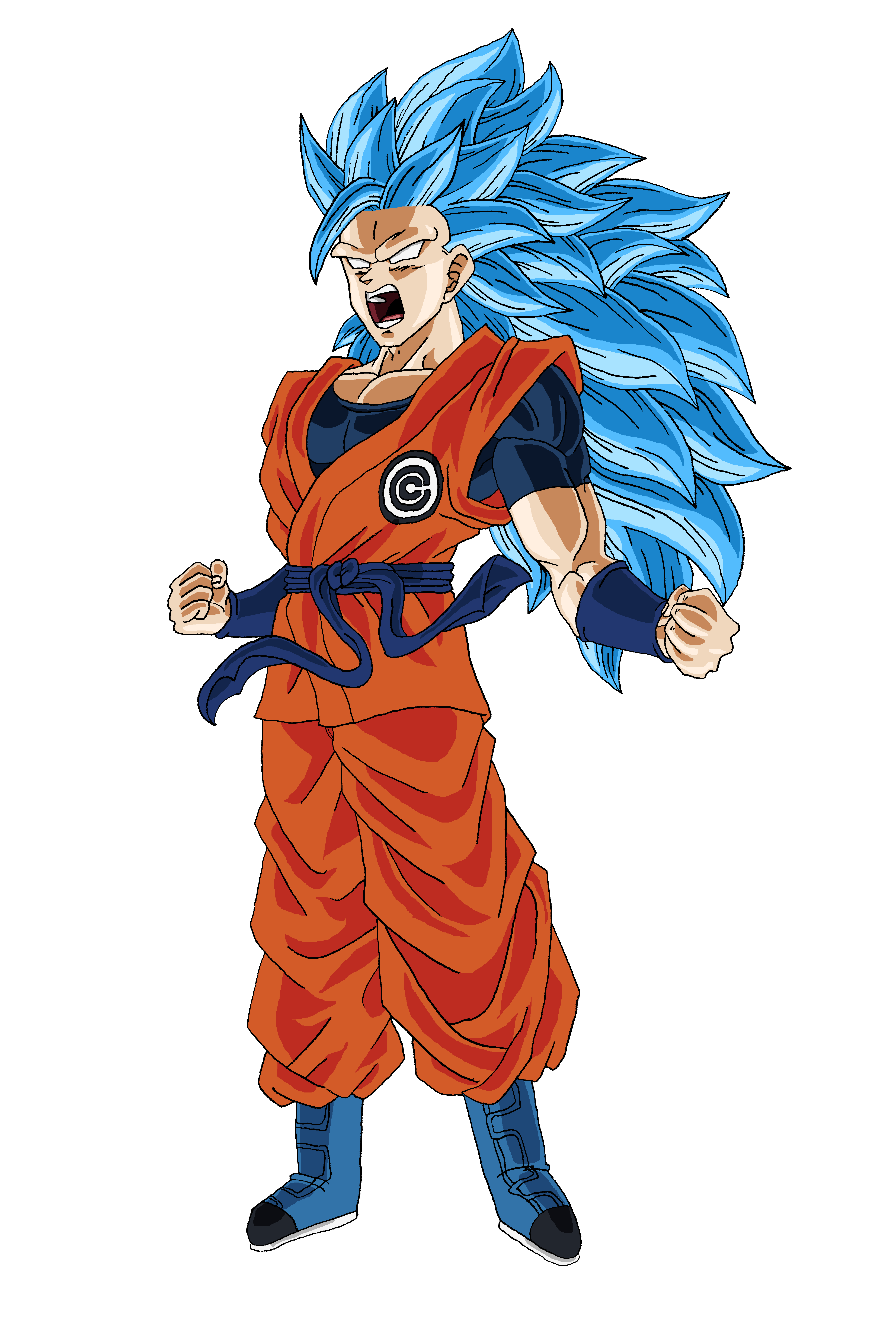 Goku (Super Saiyan Blue) 1 by 345boneshoss on DeviantArt