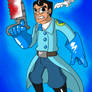 Cartoon Blue Medic