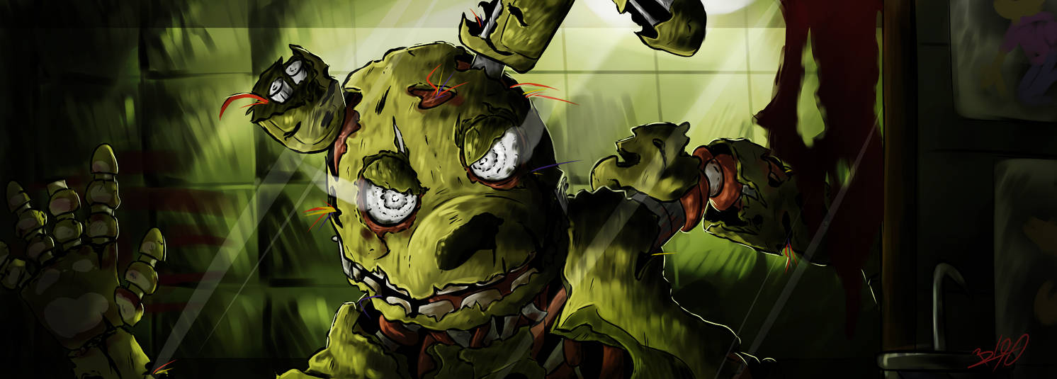Springtrap .:FanART:. by Bylika190 on DeviantArt