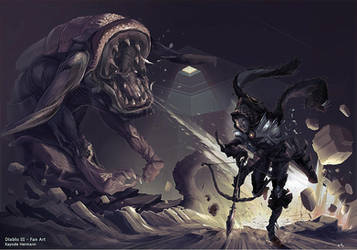 Diablo 3 fan art by K-hermann