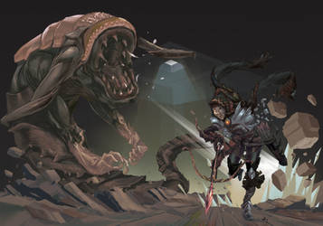 Diablo 3 Fan Art Old step by step by K-hermann