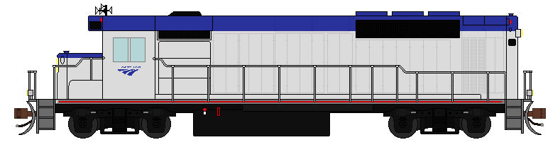Gp38 Papercraft Amtrak GP38H-3 by Quantum808 on DeviantArt