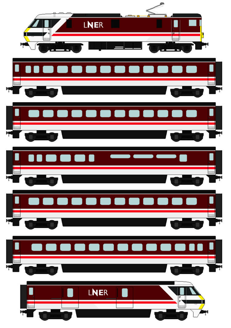 LNER Intercity 225 (LNER Swallow) by Quantum808 on DeviantArt