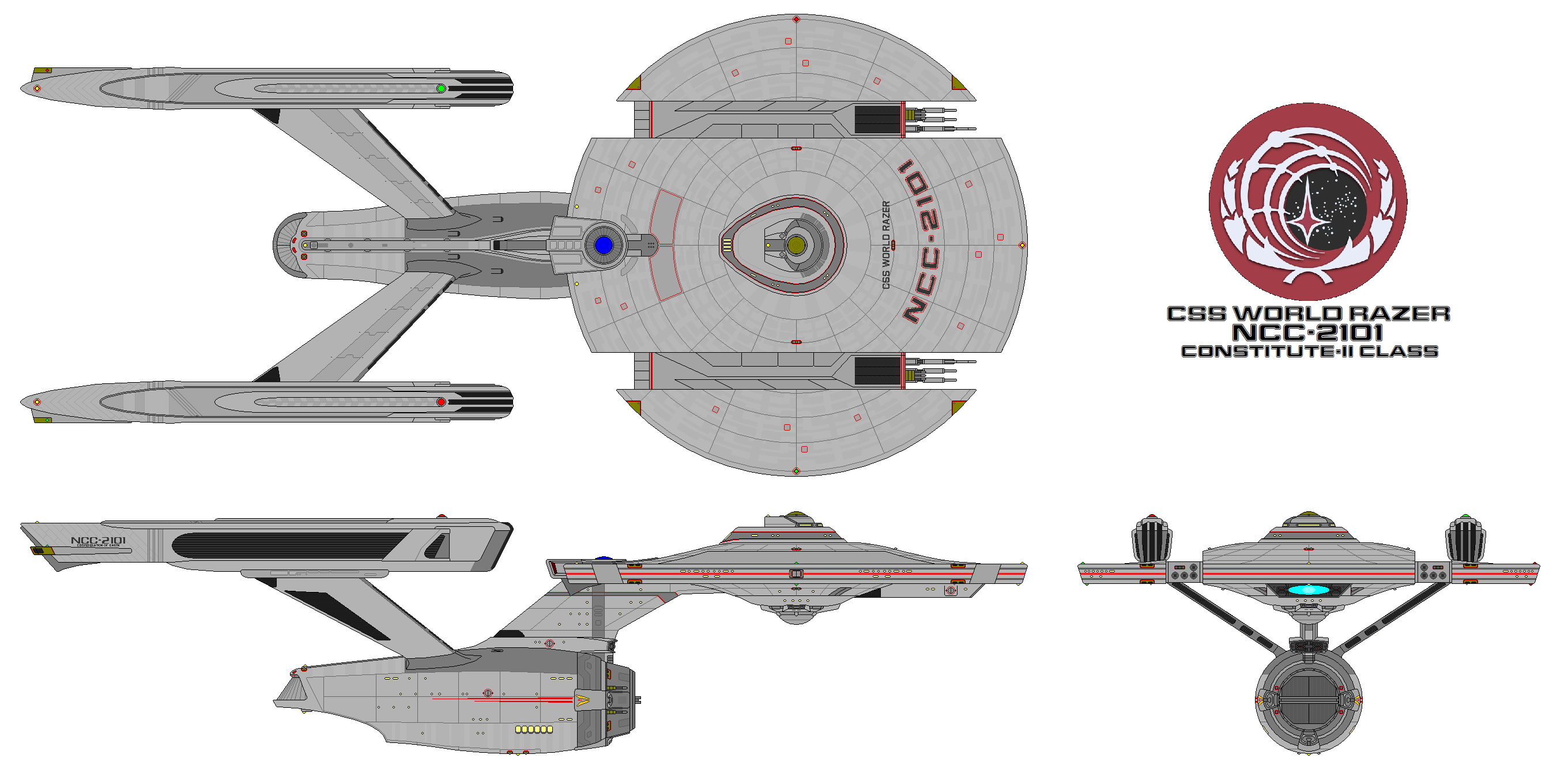 World Razer Lcars C.S.S. World Razer (NCC-2101) by Quantum808 on DeviantArt