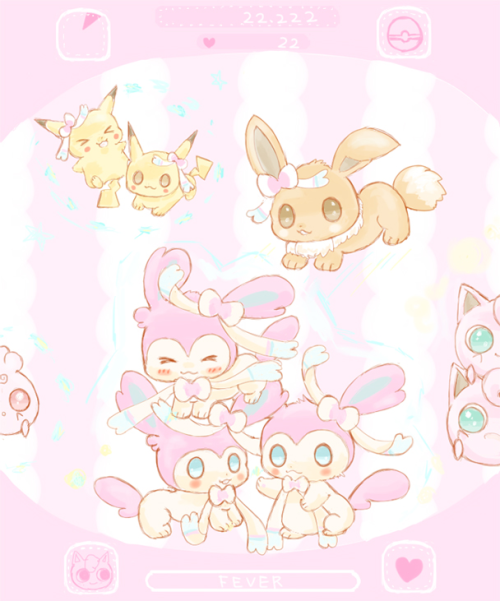 Pokemon kawaii wallpaper by GalaxyPusheenDonut on DeviantArt