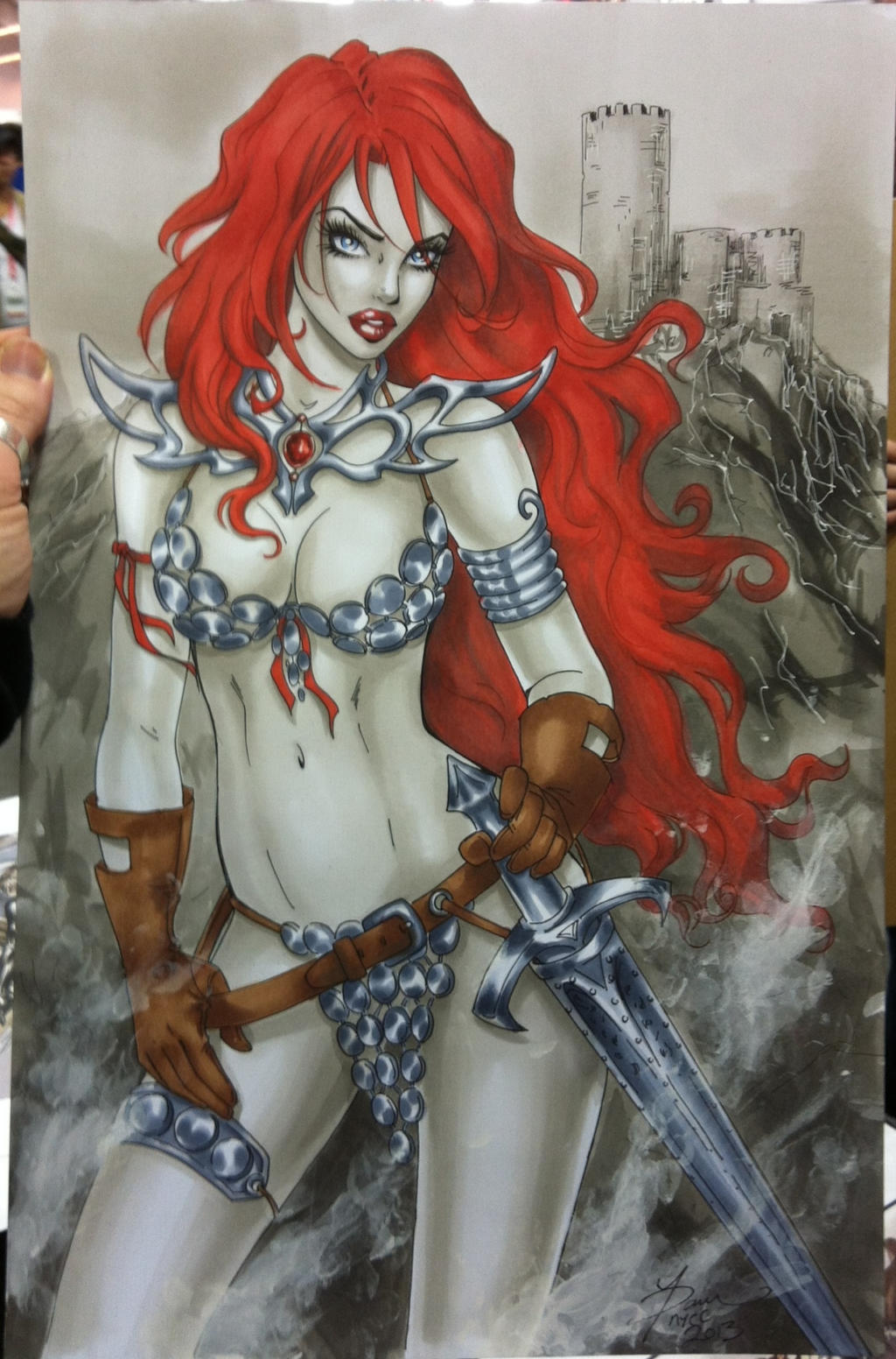 Red Sonja NYCC 2013 commission