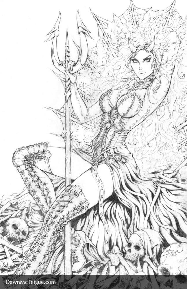 Penny for Your Soul: Danica 'Throne' - Pencils