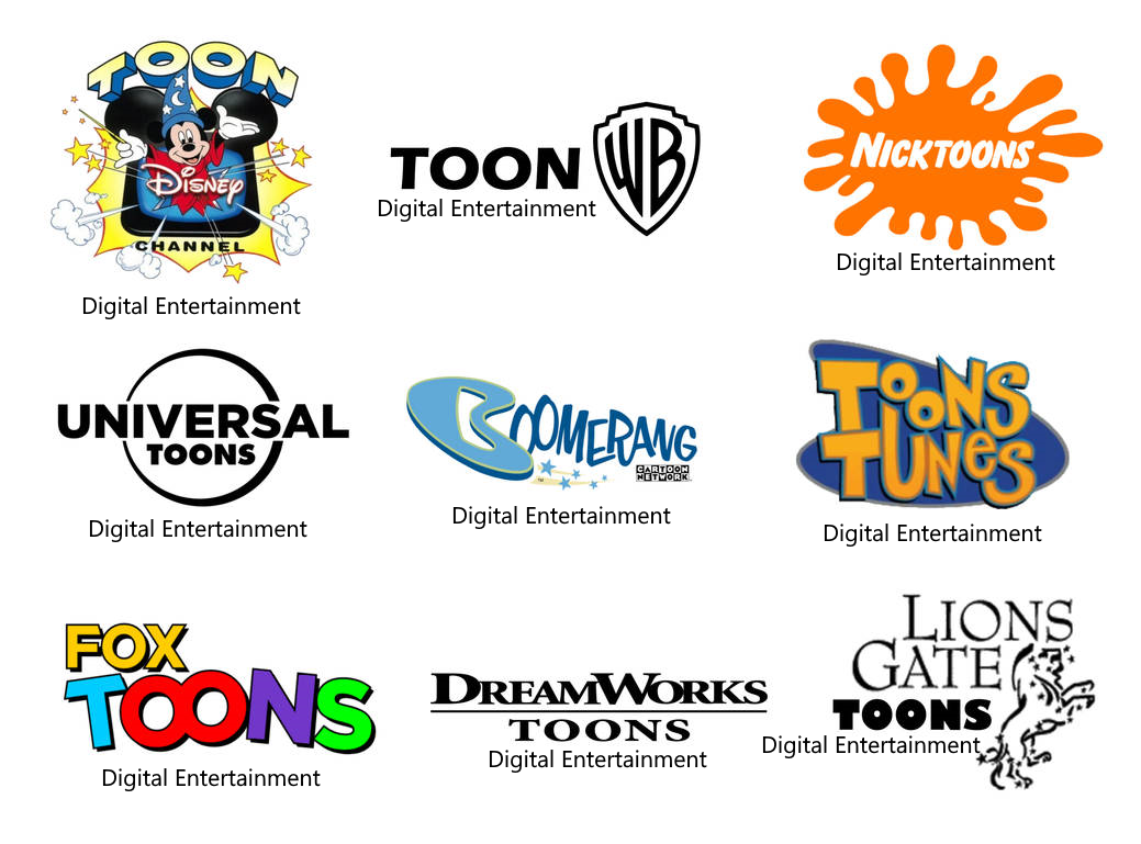 Logos Example Cartoon All the Logos of The Cartoon Rerun DE by melvin764g on DeviantArt