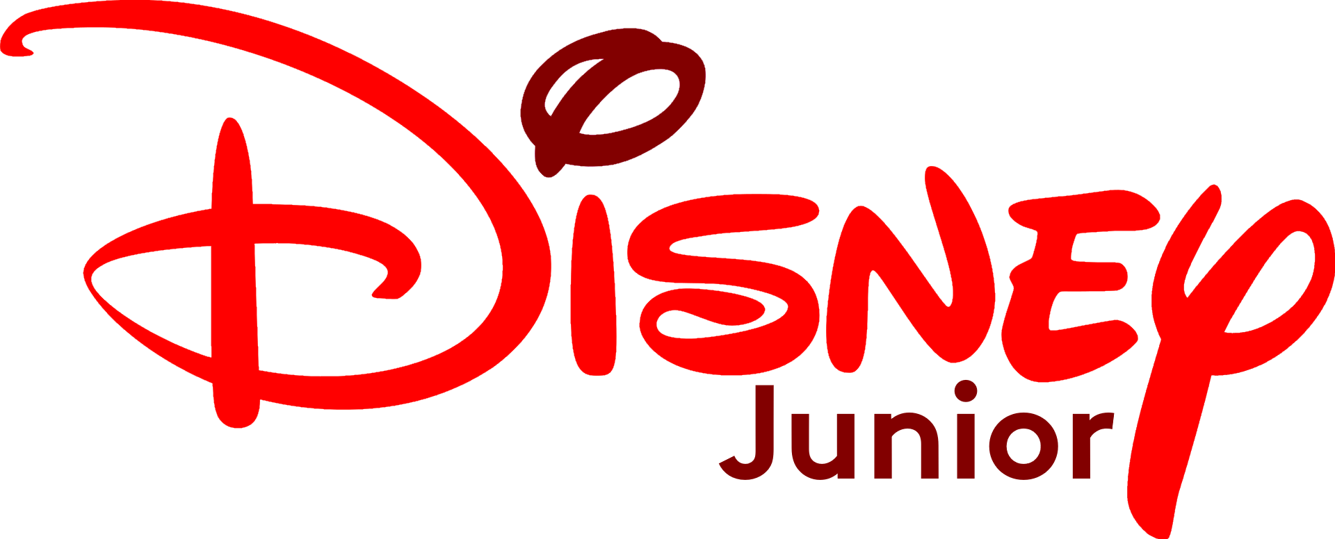 Disney Junior, 7 logos distintos., una especie de tv