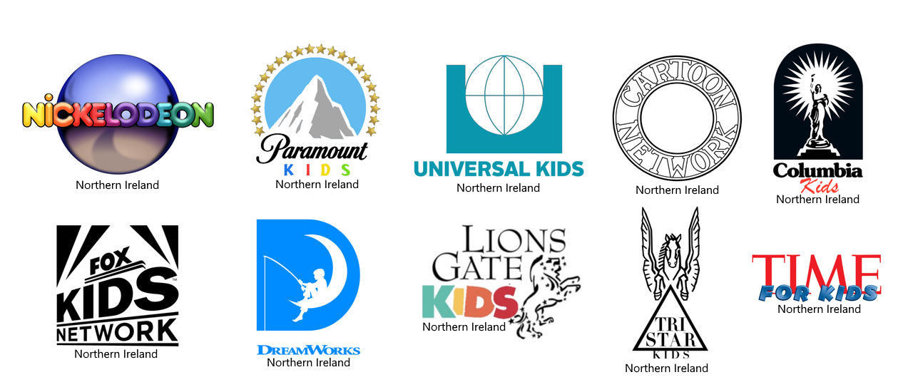 1995 Transparent All The Logos of 10 Kids Networks on NI by melvin764g on DeviantArt