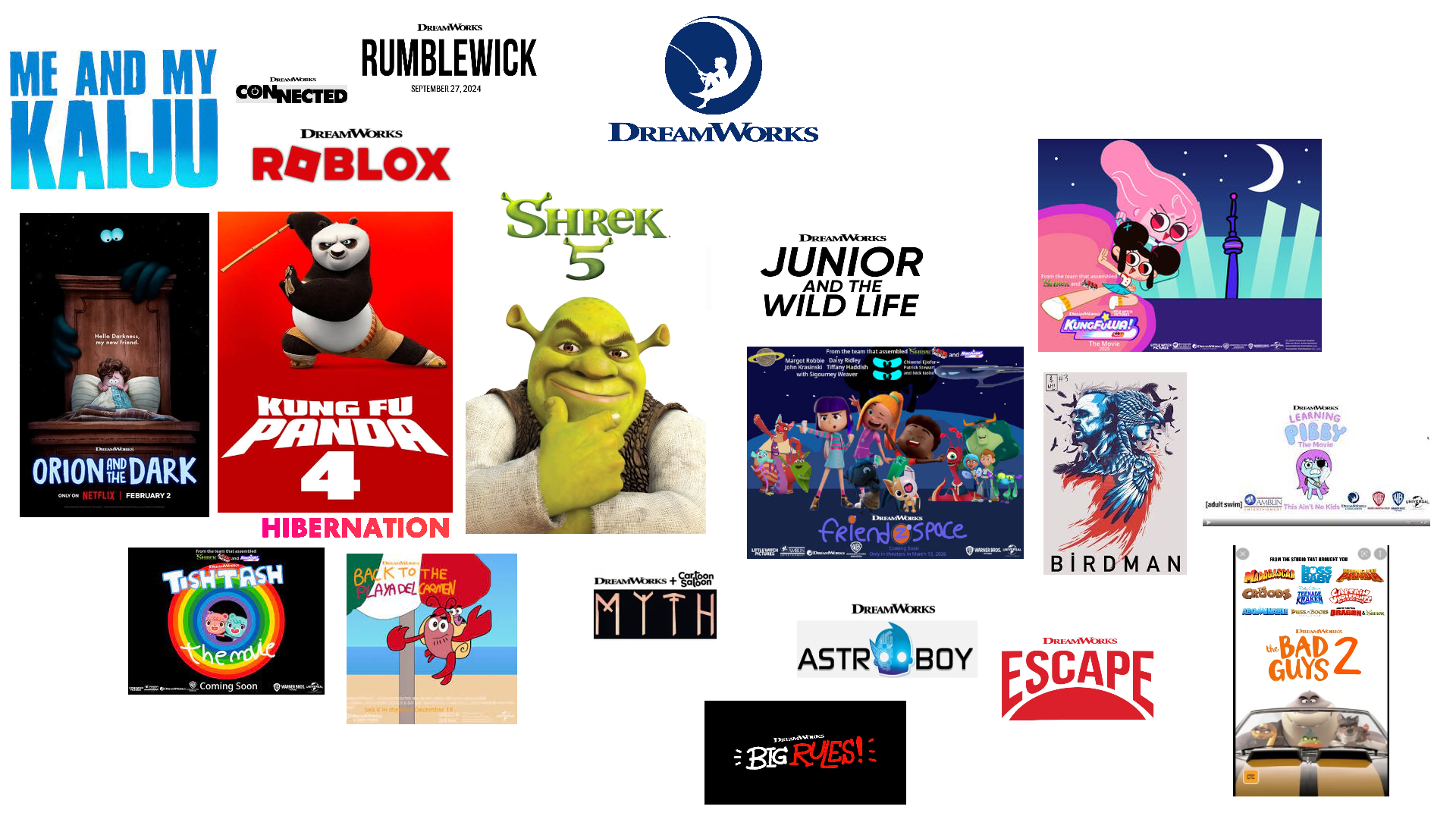 DreamWorks Animation Upcoming Films (2024-2025) by melvin764g on DeviantArt