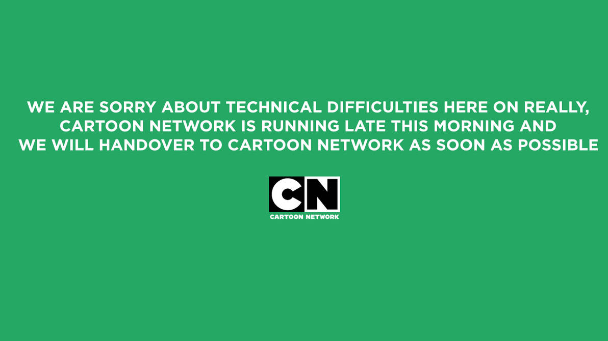 Cartoon Understanding Network Problem Cartoon Network Technical Difficulties by melvin764g on DeviantArt