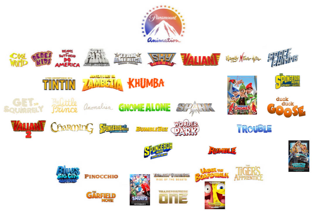 Paramount Animation Characters Paramount Animation Catalog -Warner-Turner-Taft AU by melvin764g on ...