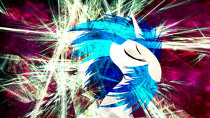 Abstract Glitch wallpaper (Vinyl Scratch/DJ Pon-3)