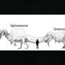 Dinosaurs size comparison ver.2