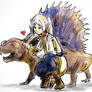 Friren and Dimetrodon