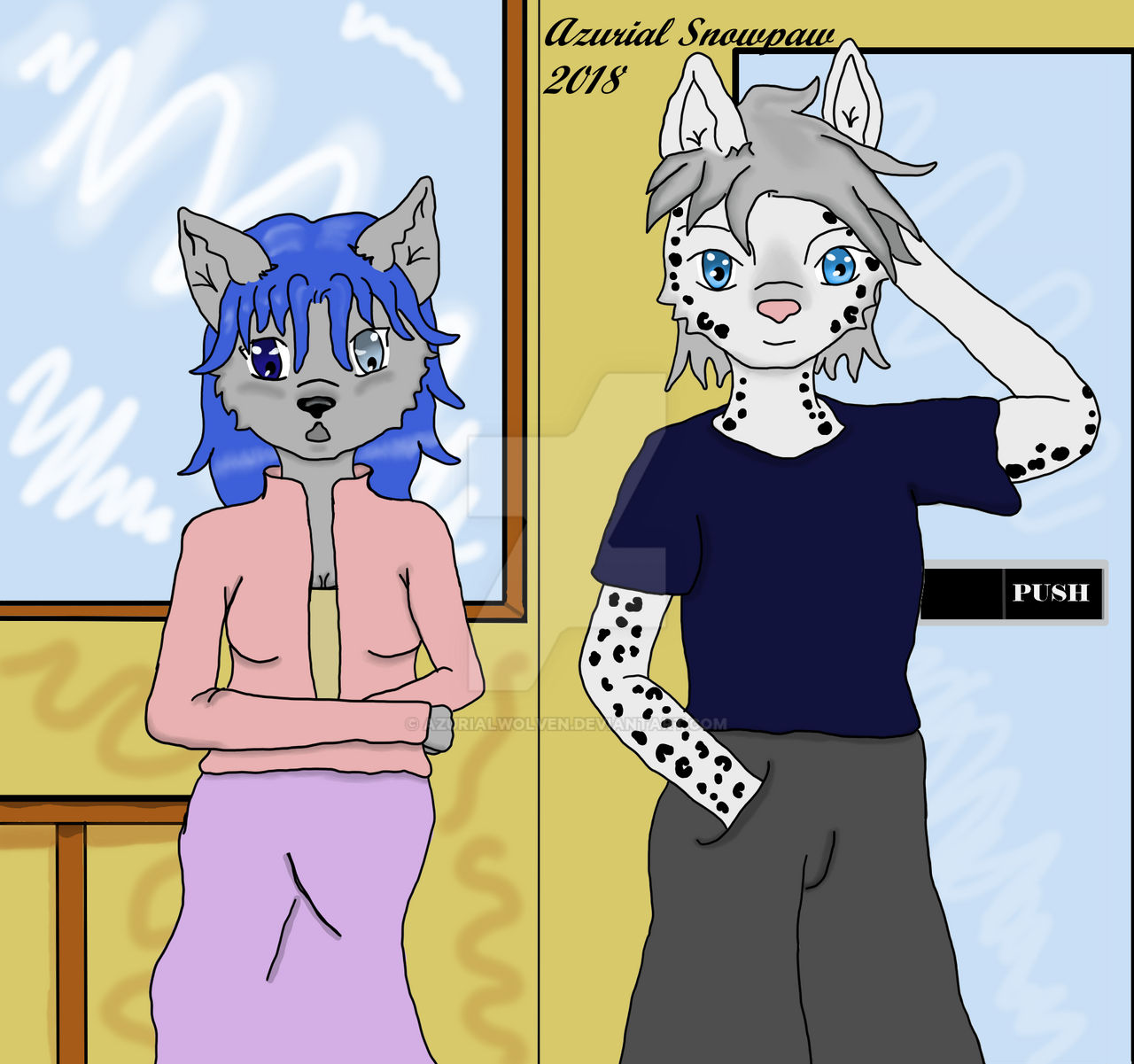 Azu and Salubri by AzurialWolven on DeviantArt