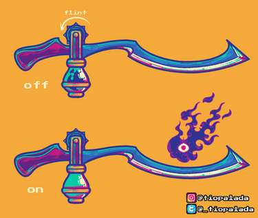 WeaponDesignChallenge - Shadow Sword of Flames