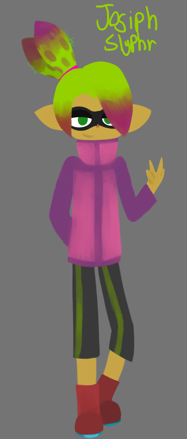 Splatoon Josh Splatoon OC Josiph Slyphr by LuckyCap on DeviantArt