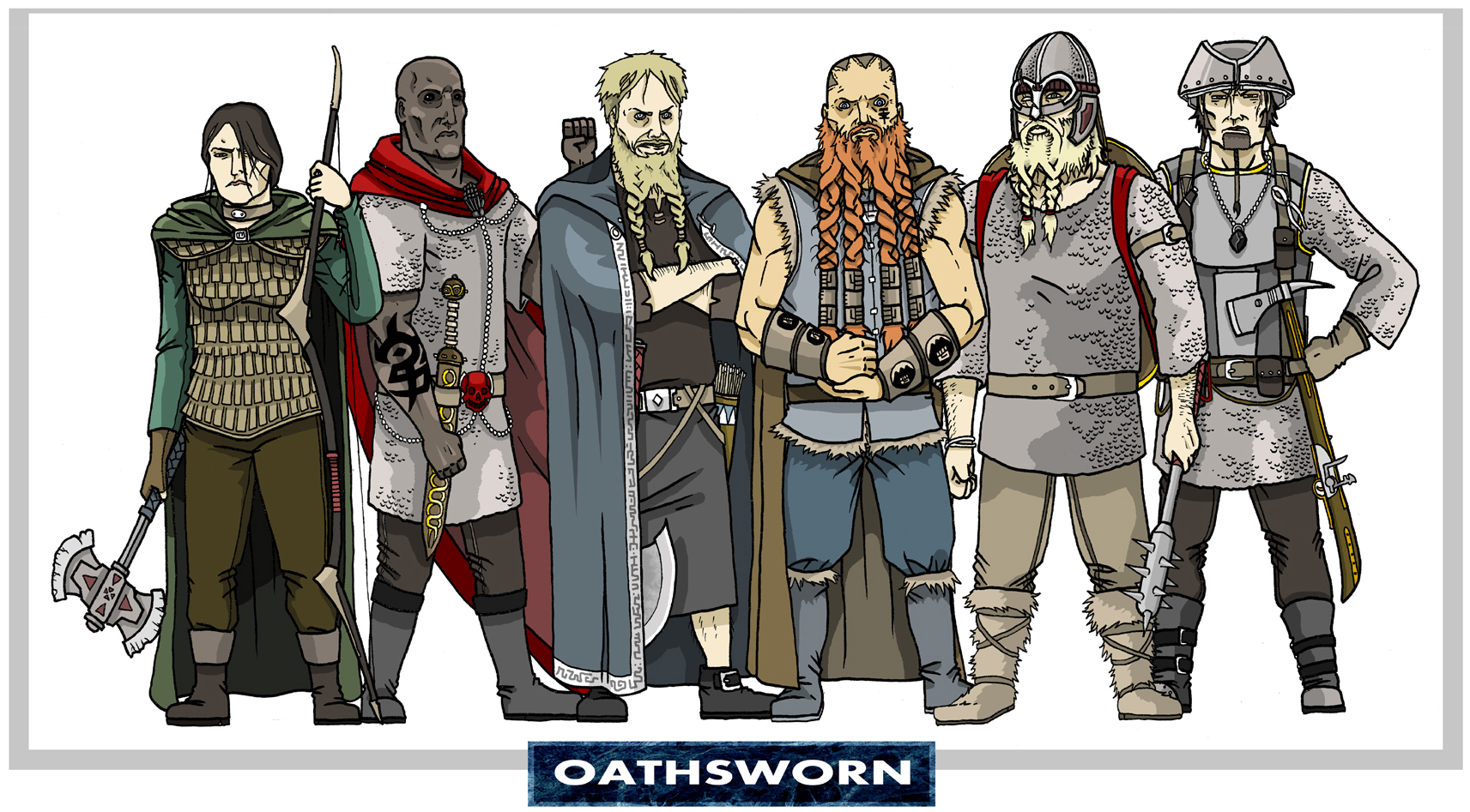 RPG Oathsworn dwarf party