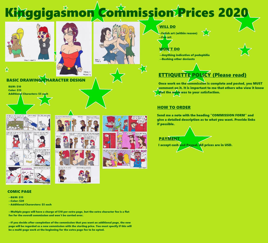 Commission References 2020 By Kinggigasmon On Deviantart Commission References 2020 By Kinggigasmon On Deviantart