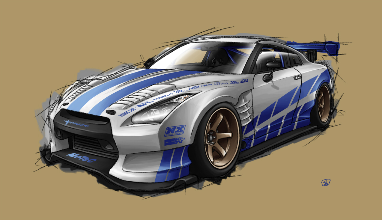 Goofy R35 2 Fast 2 Furious R35 by Spoonboy on DeviantArt