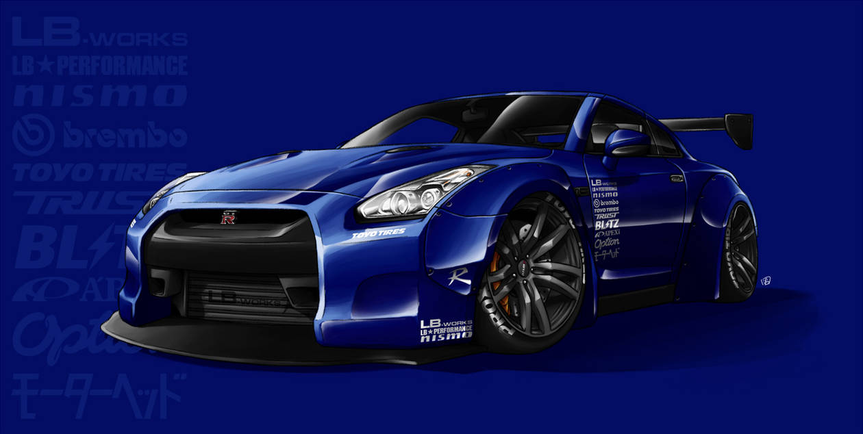 Commission - LB Works GTR by Spoonboy on DeviantArt
