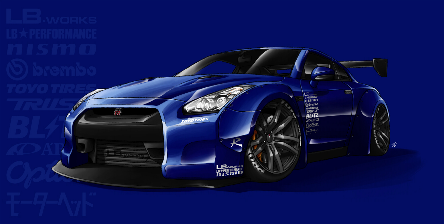 Commission - LB Works GTR by Spoonboy on DeviantArt