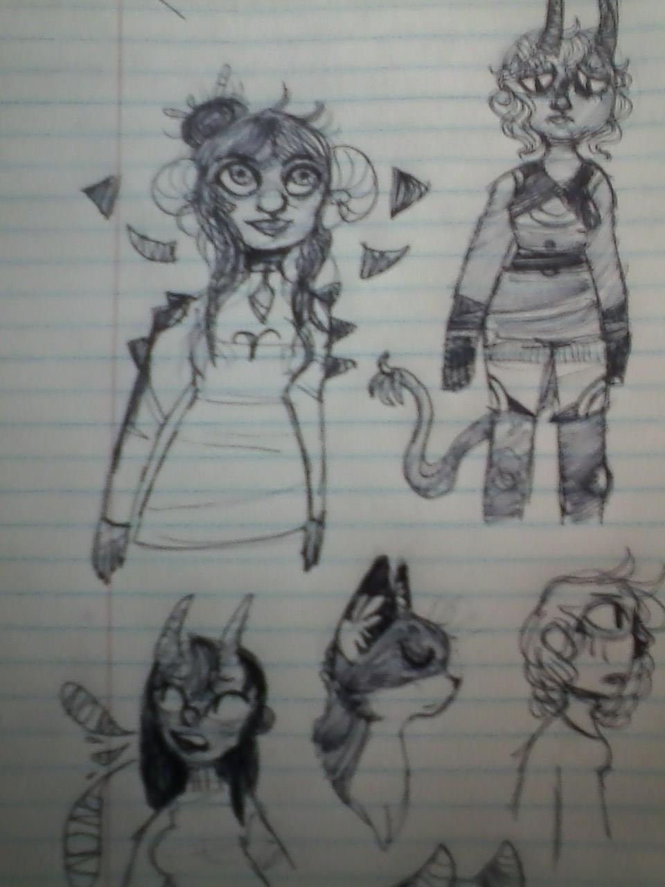 pen sketches