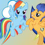 Flash Sentry x Rainbow Dash