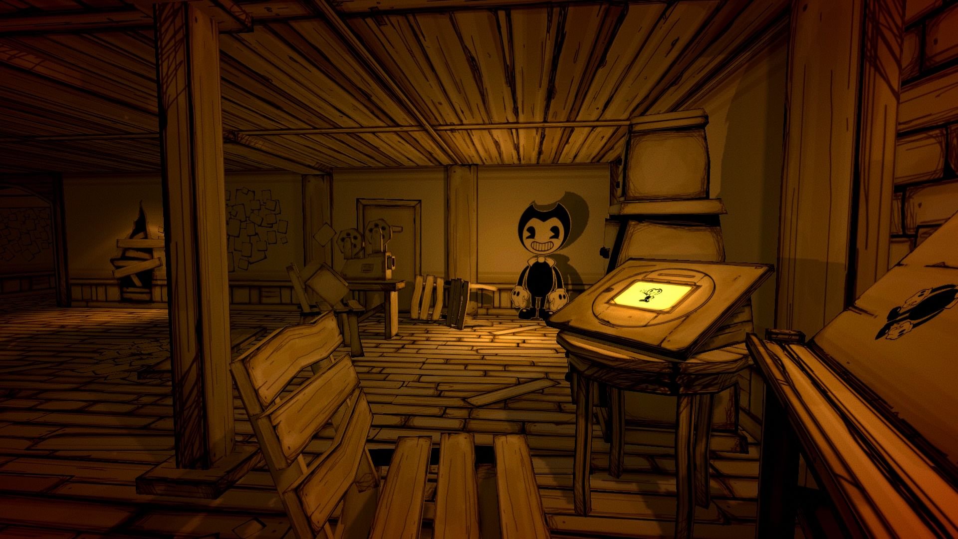 Chapter 1 Map Model Bendy and the ink machine Chapter 1 screenshot by Kai2433 on DeviantArt