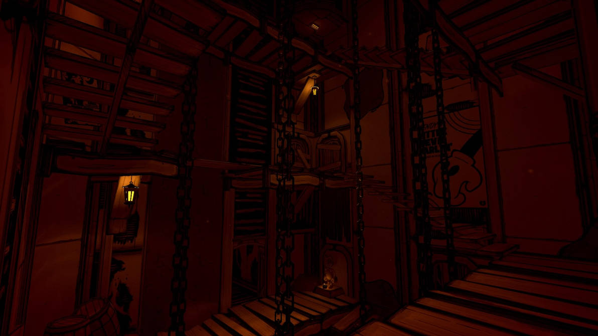 Bendy and the ink machine Chapter 4 landscape by Kai2433 on DeviantArt