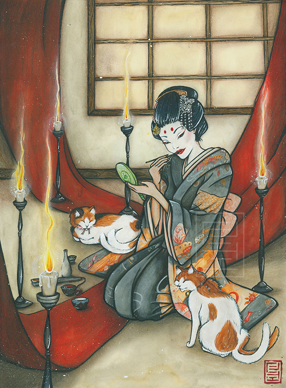 The young Geisha by Lilith-Samsa
