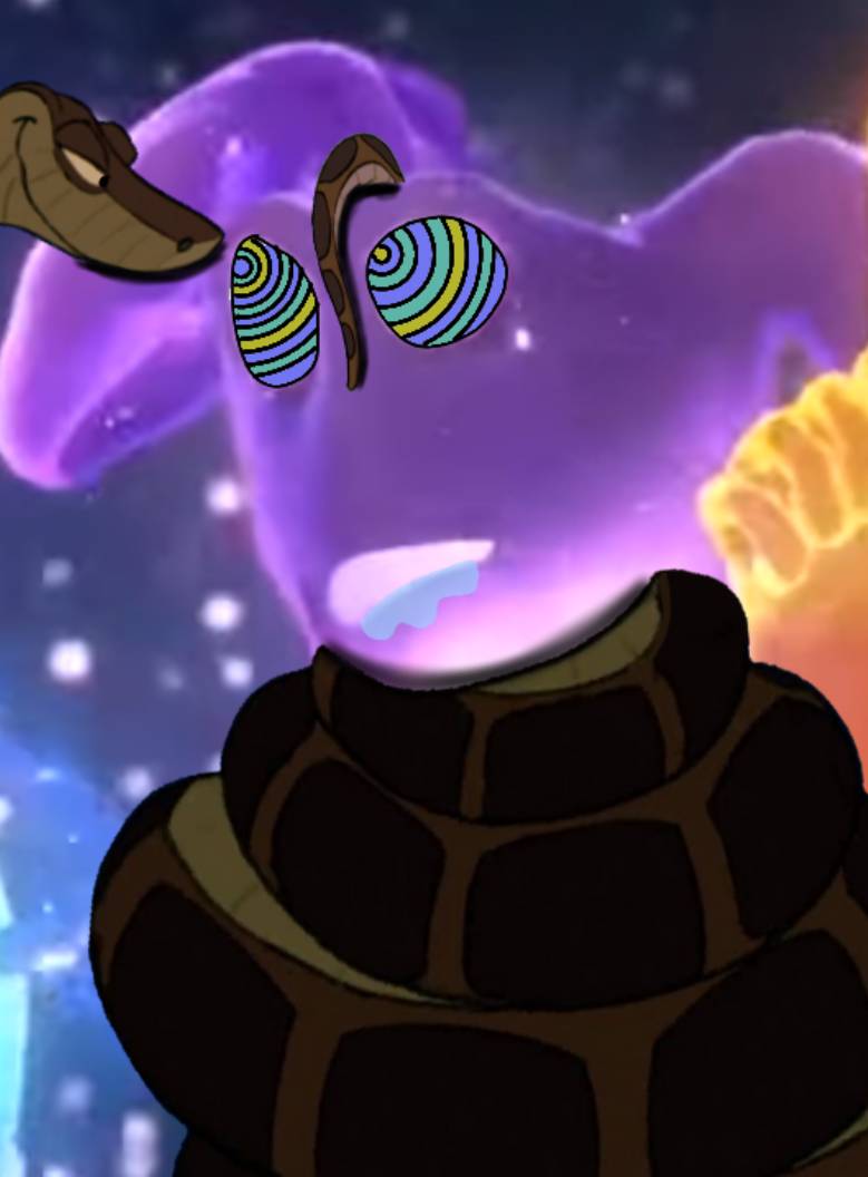 Kaa and slinker by adricocolco on DeviantArt