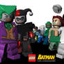 Arkham Asylum Rogues - in LEGO