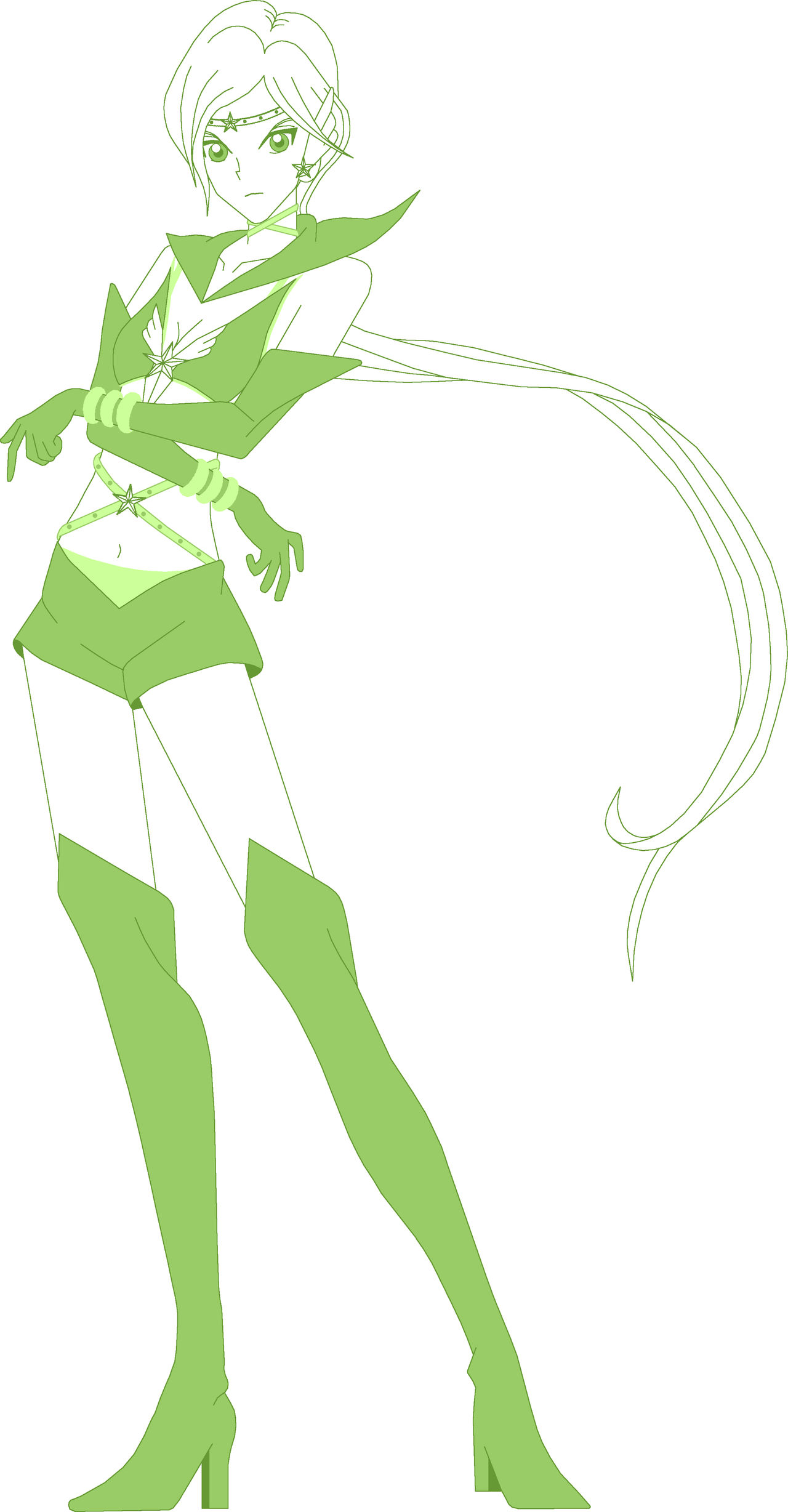 ''Sailor Star Healer, Stage On!''