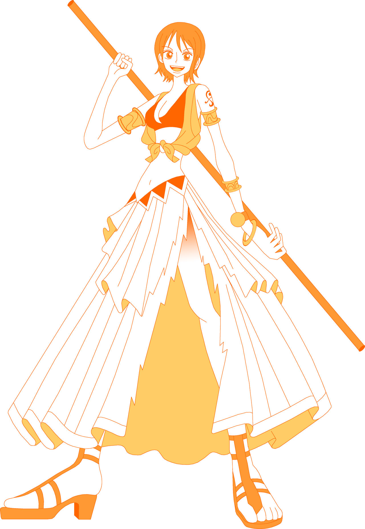 Nami's Whirlwind Warning! Clima-Tact Explosion!