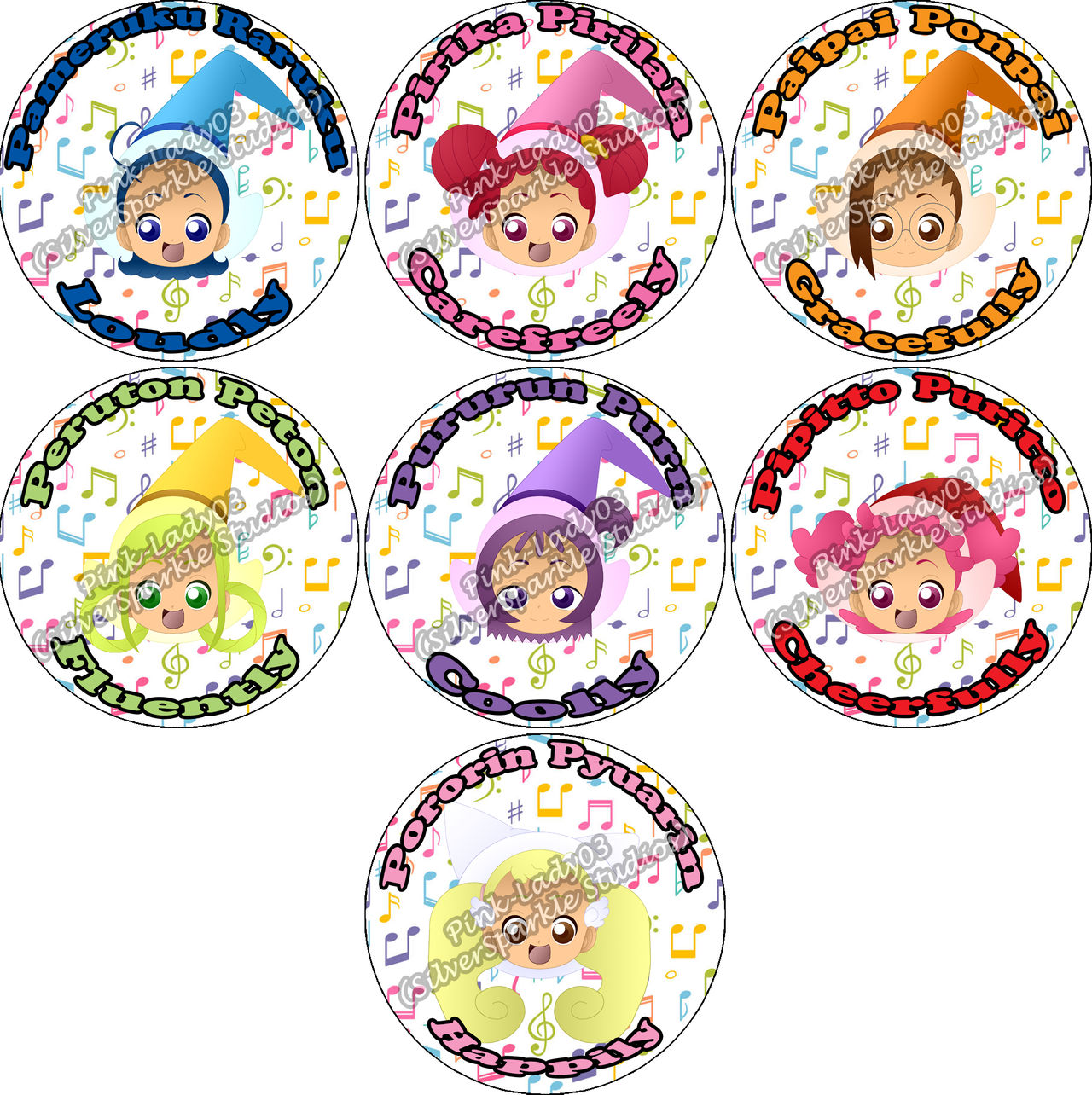Ojamajo Doremi Button Samples