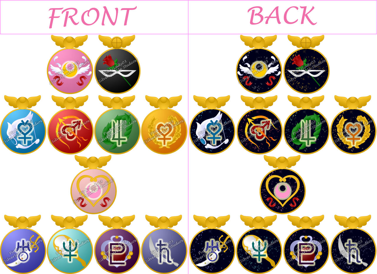 Sailor Moon Keychain Designs